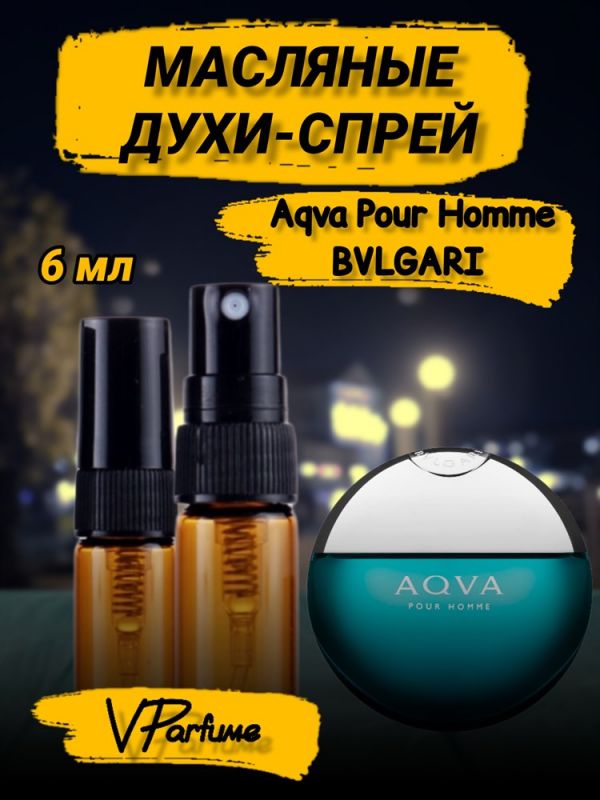 Oil perfume spray Bvlgary Aqva Pour Homme (6 ml)